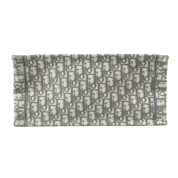 DIOR/ChristianDior Book Tote Bag Medium - White Gray Light gray Jacquard - Picture 5 of 16